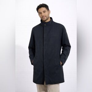 Sanyo Black Insulated Coat Mens Modern Minimalist Winter Jacket